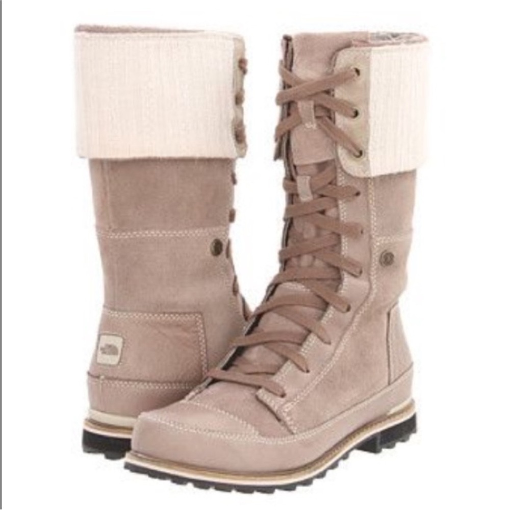 Women's North Face Lace-Up Snowtropolis Boots EUC